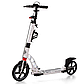Самокат для дорослих iTrike SR 2-014-W, алюміній, білий, складаний, ручне гальмо, амортизатор., фото 2
