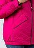 Куртка жіноча кольору фуксія демісезонна Towmy S 2XL, фото 5