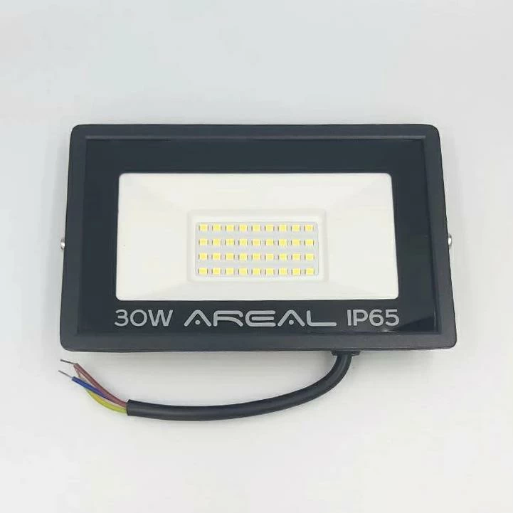 Світлодіодний прожектор вуличний Biom AREAL 30W PR-30 6200К 220V IP65 чорний