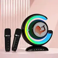 Ночник-лампа с беспроводной Bluetooth колонкой Lightshow с ДВУМЯ микрофонами YS-110