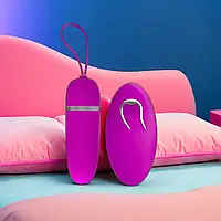 Виброяйцо силиконовое с беспроводным пультом для оргазма у женщин Vibrating Egg, Sexshop TFA