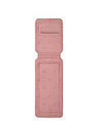 Протиковзкий килимок для ванної з підголовником рожевий Miomare
