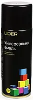 Аерозоль LIDER 9005 Чорний Глянець універсальний 400мл