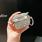 Чохол діамантовий для Airpods Pro Silver, фото 2