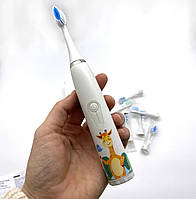 Детская зубная электрическая щетка (белая)