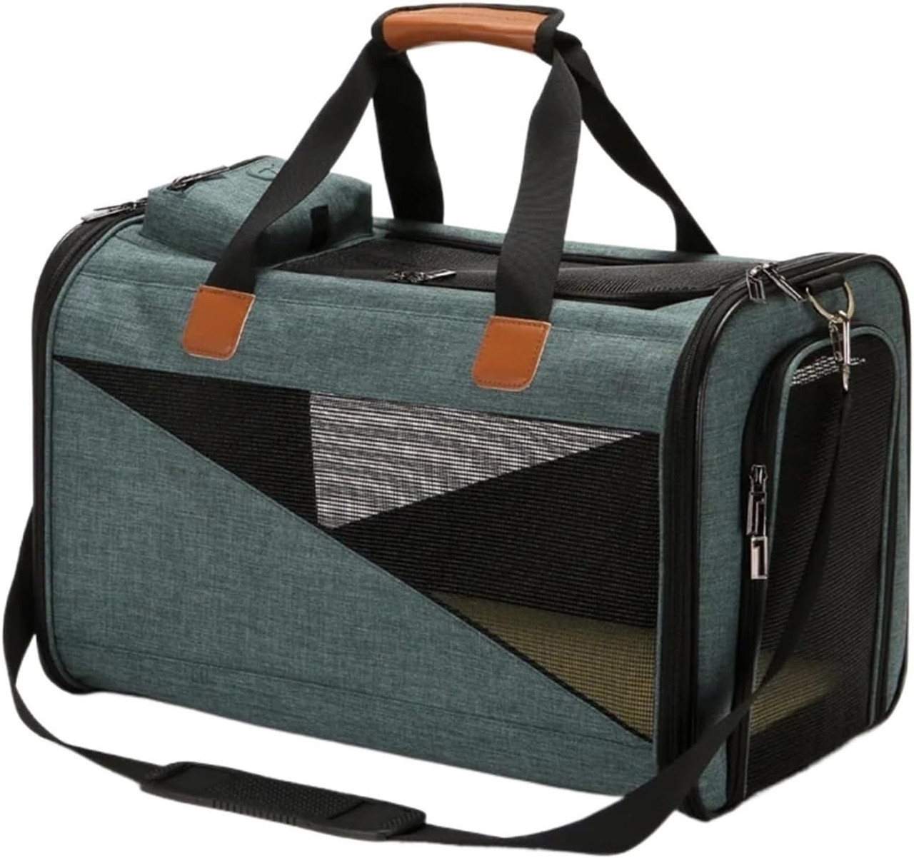 Сумка-переноска для котів та собак 44х30х35 CosmoPet CP-41 Dark Gray