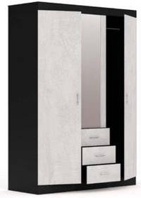 Шафа 3Д/3Ш "Terra": ідеальне поєднання стилю та функціональності для вашої спальні.