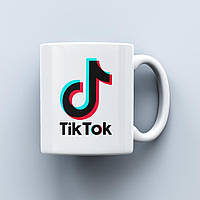 Чашка c логотипом TikTok 330 мл