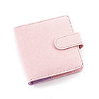 Блокнот, планер із шкірзамінника А8 на 3 кільця 20мм Рожевий з фіолетовим BSH018, фото 5