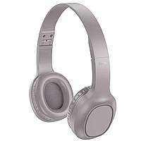 Бездротові Bluetooth навушники Hoco W46 Charm Brown з мікрофоном