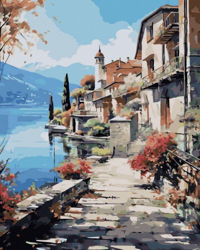 Малювання по номерам Літня набережна (NIK-N645) 40 х 50 см, фото 1