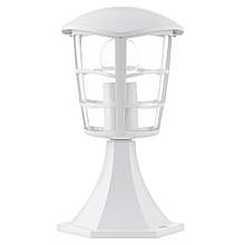 Ліхтарний стовпчик EGLO вуличний білий алюміній/пластмаса Е27 30х17 см