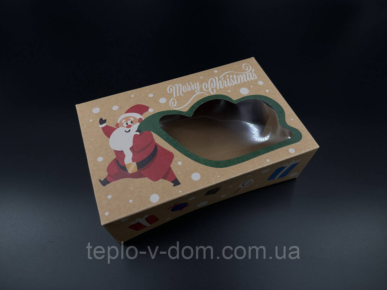 Збірні картонні коробки для подарунків. Крафтовий колір. 22х14.5х7 см