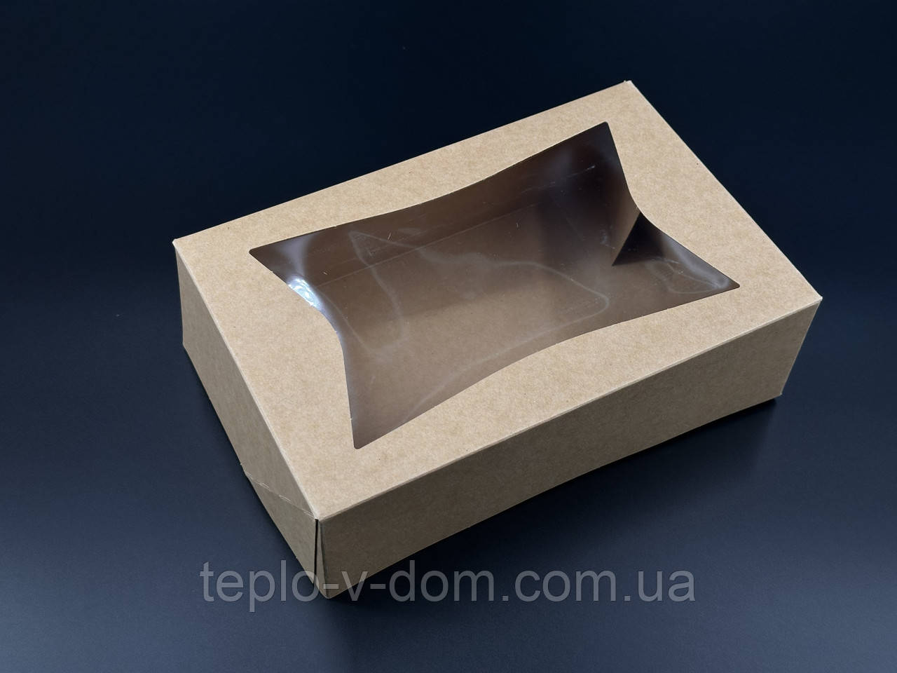 Збірні картонні коробки для подарунків. Крафтовий колір. 22.5х14.5х7см