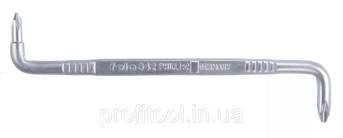 Викрутка з подвійним вигином FELO - PH1-PH2x135 мм (34212000), фото 1