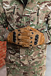 Рукавиці Тактичні з Пальцями Койот, фото 2