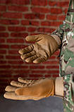 Рукавиці Тактичні з Пальцями Койот, фото 3