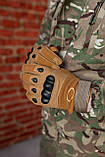 Рукавиці Тактичні з Пальцями Койот, фото 5