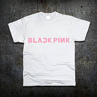 Футболка Fruit of the Loom Лого Black Pink K-POP Белый 104 см (7122) ES, код: 7584594