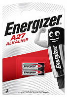 Батарейка щелочная Energizer A27 (27A/MN27), 12V, блистер 2шт