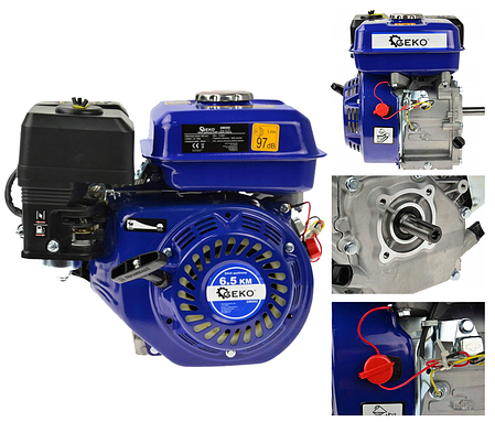 Бензиновий мотор Geko G80252 7 к.с. бензо-двигун, фото 1
