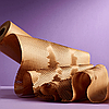 Стільниковий пакувальний крафт-папір 30 см х 50 м коричневий в рулоні, фото 4