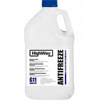 Охлаждающая жидкость Антифриз Highway Antifreeze G11 концентрат Синій 3,78 л (131403934)