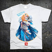 Футболка Fruit of the Loom Герой ЦМ Dota 2 Crystal Maiden Белый 128 см (19625) TS, код: 7584792