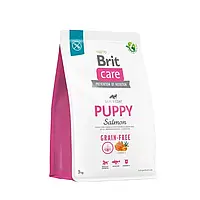 Brit Care Grain-Free Puppy Skin & Coat Salmon 3 кг сухой корм для щенков Брит (171307-13) OD