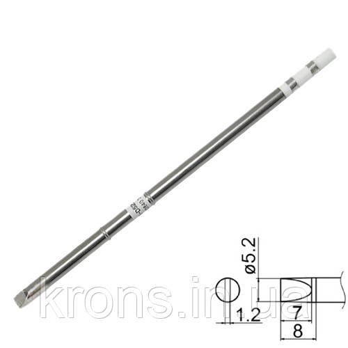 Жало наконечник T12-D52 Клин для паяльника паяльної станції Hakko T12, фото 1