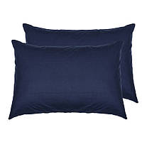 Комплект наволочок SoundSleep 70х70 см темно-синій dark blue183 (MT92255388) TM Textile Magic