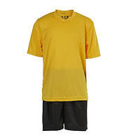 Футбольная форма детская подростковая желто-черная GS128/YB 128