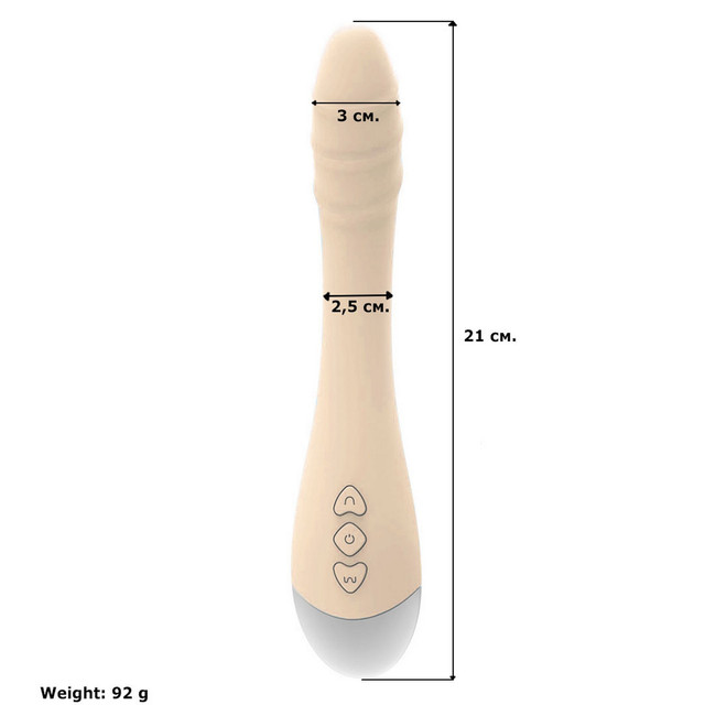 Вібратор для G точки вбудований акумулятор заряджання usb Vibrator 10 режимів вібрації