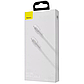 Кабель Baseus Type-C - Type-C 100W 2метри Cafule Metal White CATJK-D02, фото 2