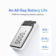 Зовнішній акумулятор з функцією підставки та підтримкою MagSafe BASEUS MagPro Magnetic 20W 5000mAh (білий), фото 8