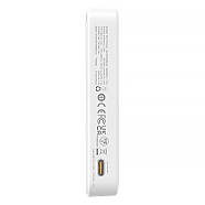 Зовнішній акумулятор з функцією підставки та підтримкою MagSafe BASEUS MagPro Magnetic 20W 5000mAh (білий), фото 4