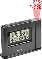 Проекционный будильник Technoline WT 519 с радиоуправляемым временем отображение температуры и даты в помеще