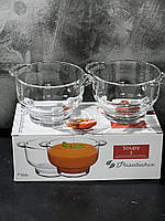 Бульонница Pasabahce 530041 Bowl Set Soupy 2*275мл d140мм прозрачнаяс ручками