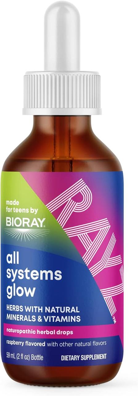 Bioray RAYZ All Systems Glow / Трави з мікроелементами та вітамінами для підлітків 12-18 років 59 мл