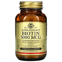 Biotin 5000 мкг Solgar 50 капсул