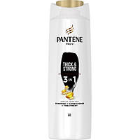 Шампунь, бальзам-ополаскиватель и интенсивный уход Pantene Pro-V 3в1 Густые и крепкие, 360 мл