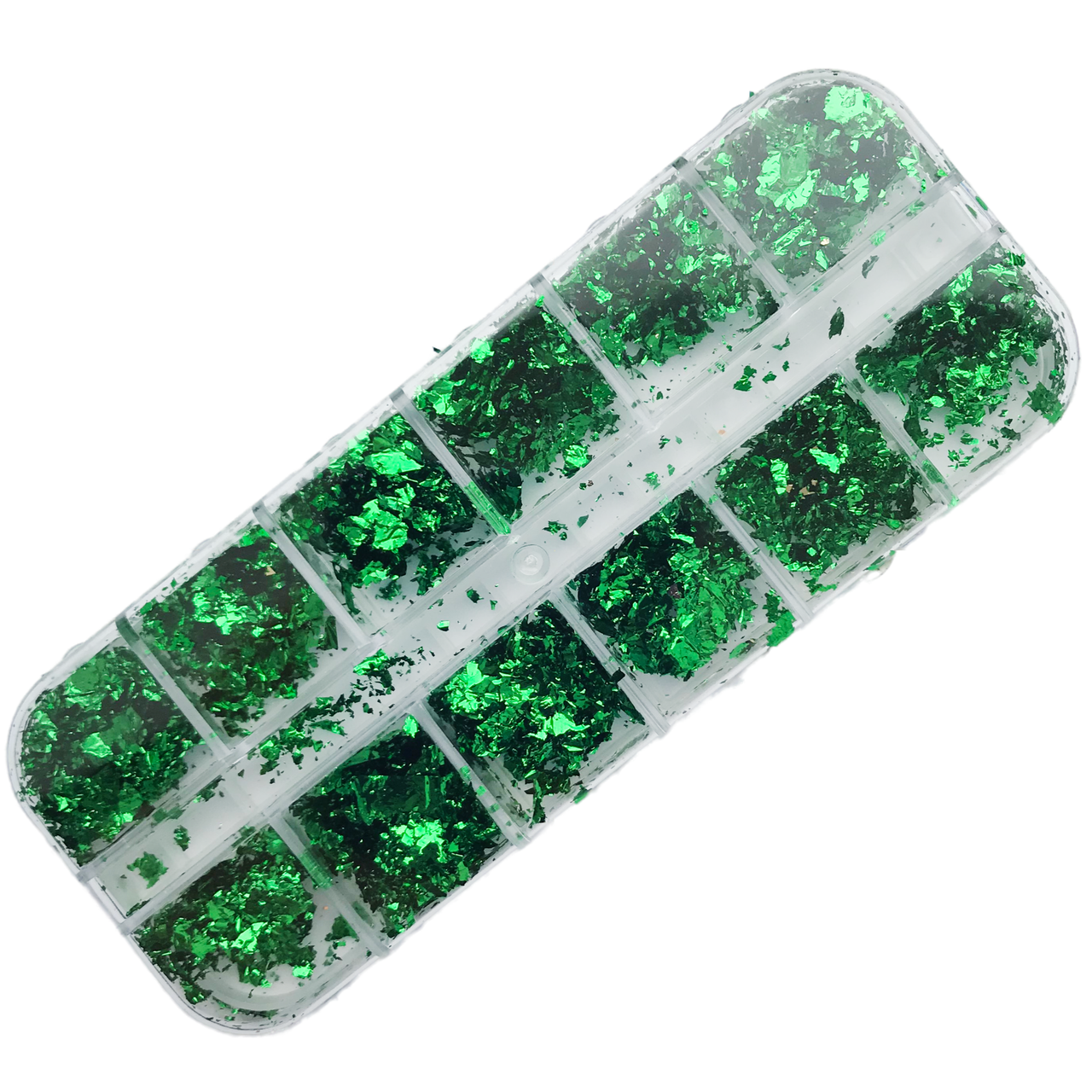 Фольга пластівці, зелена, фото 1