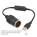 АДАПТЕР КОНВЕКТОР USB, 12V прикурювач, фото 8