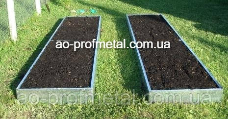 Высокие грядки из профнастила, Грядки из профнастила, Грядки на дачу металические, Бортики, Бордюры.