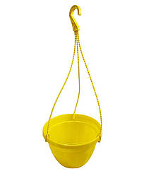 Підвісний горщик для квітів 3.7 л, Жовтий (Україна)