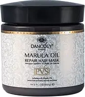 Маска з маслом марули для пошкодженого волосся Dancoly Marula Oil Mask, 550 г, Angel Professional