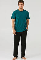 Мужская пижама брюки хлопок Ellen MPK 2080/02/03 зеленый M