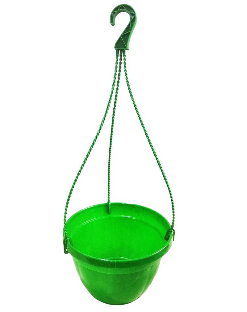 Підвісний горщик для квітів 3.7 л, Зелений (Україна)