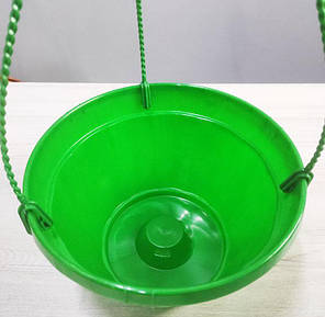 Підвісний горщик для квітів 3.7 л, Зелений (Україна), фото 3