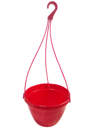 Підвісний горщик для квітів 3.7 л, малиновий (Україна), фото 1